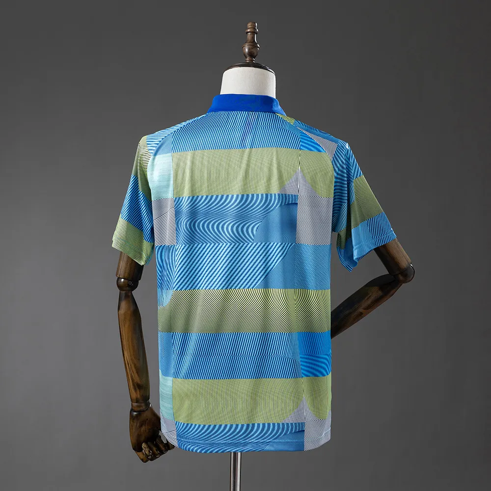 Real Madrid 25/26 POLO - Green Striped Tray — 2/2