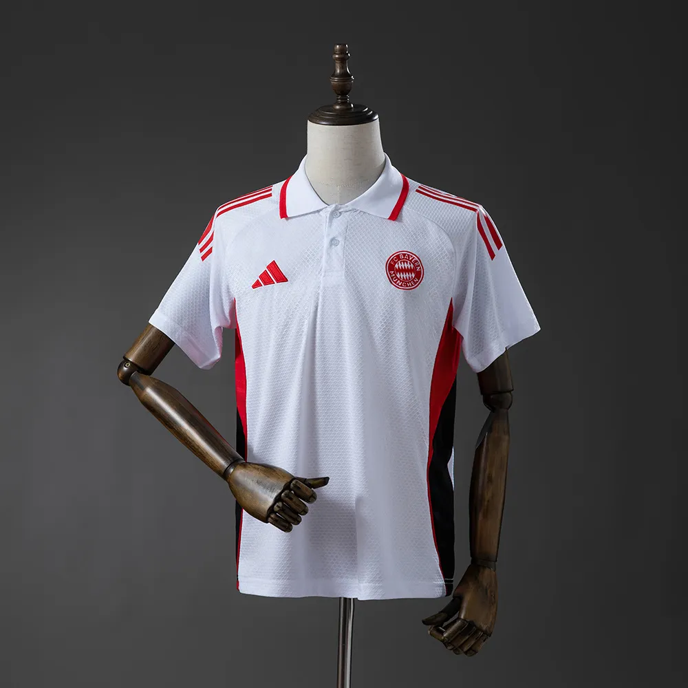 Bayern Munich 25/26 POLO - White & Red