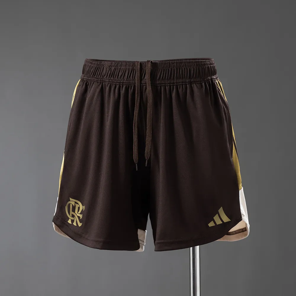 Flamengo 26/27 Women's Training Shorts - Brown — 1/2