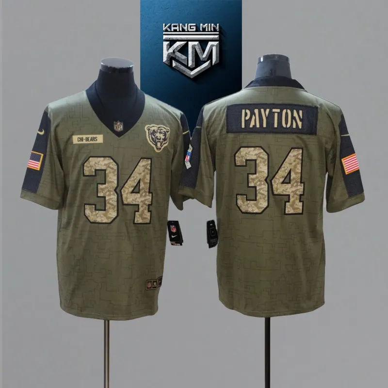 2021 New Tribute Camo Edition NFL Jersey S-XXXL — 1/2