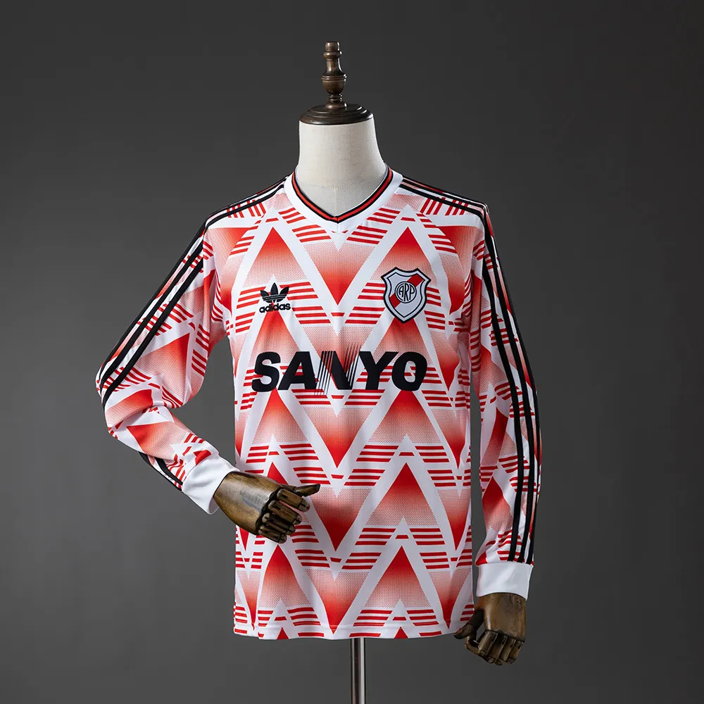 River Plate 92/93 Away Long-Sleeved Retro Jersey