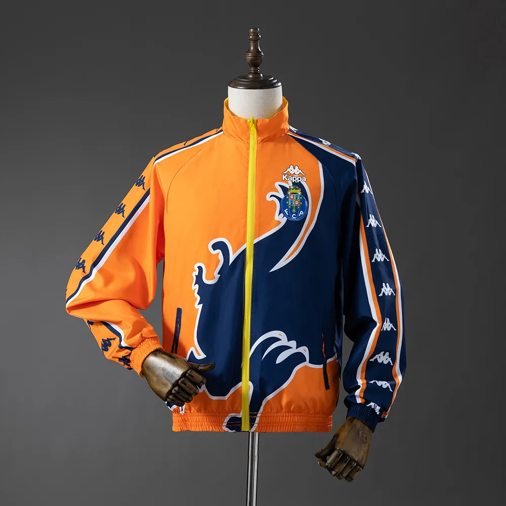 Porto Reversible Jacket Windbreaker - Orange & Yellow — 2/2