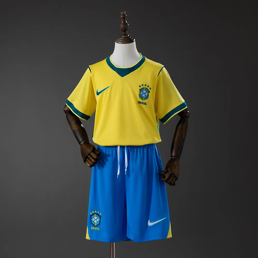 Brazil 2026 Home Kids Kit Jersey — 2/2