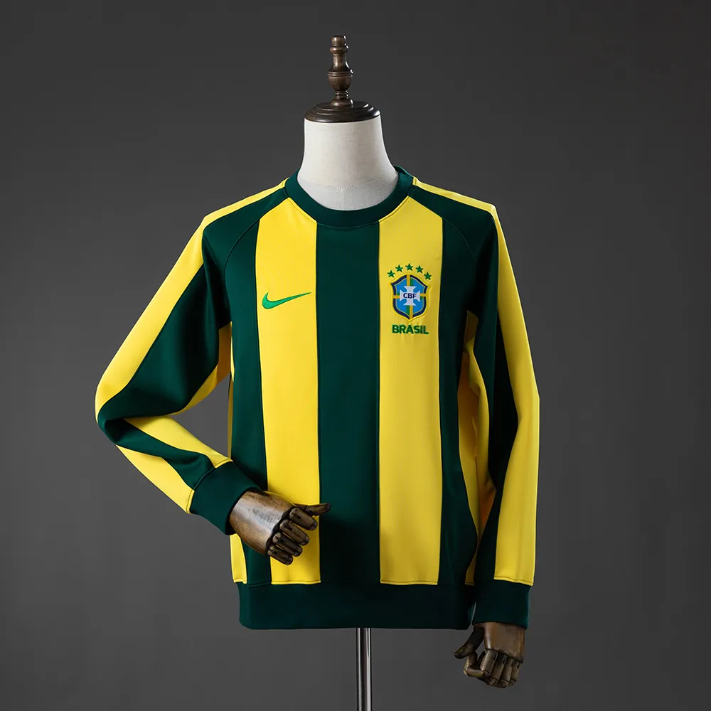 Brazil Long-sleeved Sweatshirt - Yellow & Green — 2/2