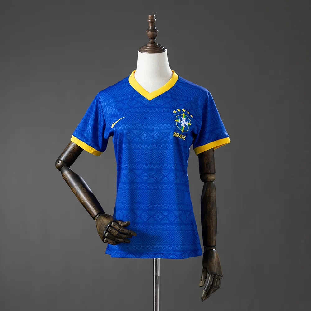 Brazil 26/27 Women's Special Edition Blue Jersey — 1/2