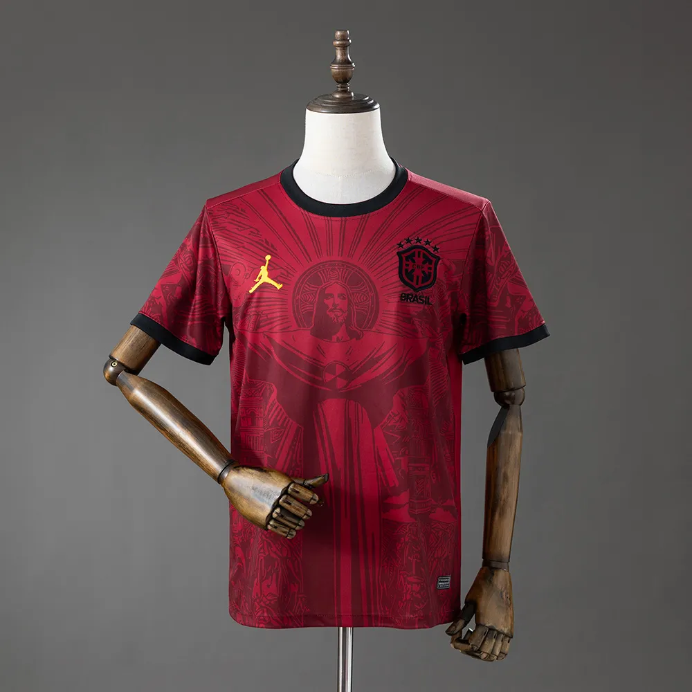 Brazil 2026 Concept Jersey Brown — 1/2