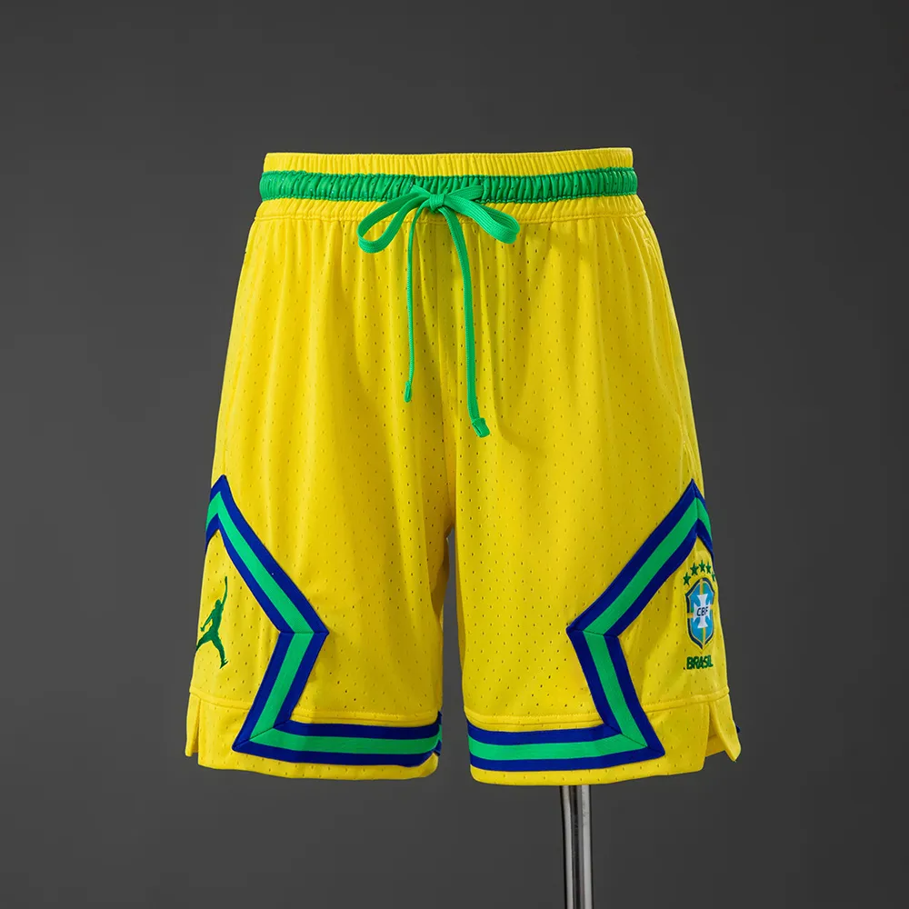 Brazil 2026 Basketball Shorts Yellow — 1/2
