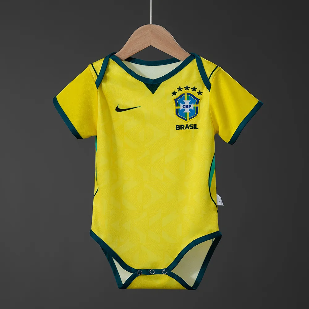 Brazil 26/27 Baby Home Jersey size 9/12 — 1/2