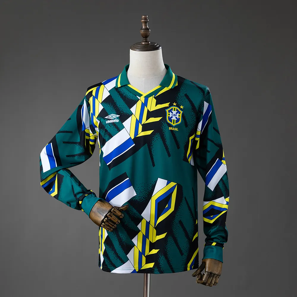 Brazil 96/97 Goalkeeper Retro Long Sleeve Jersey — 2/2