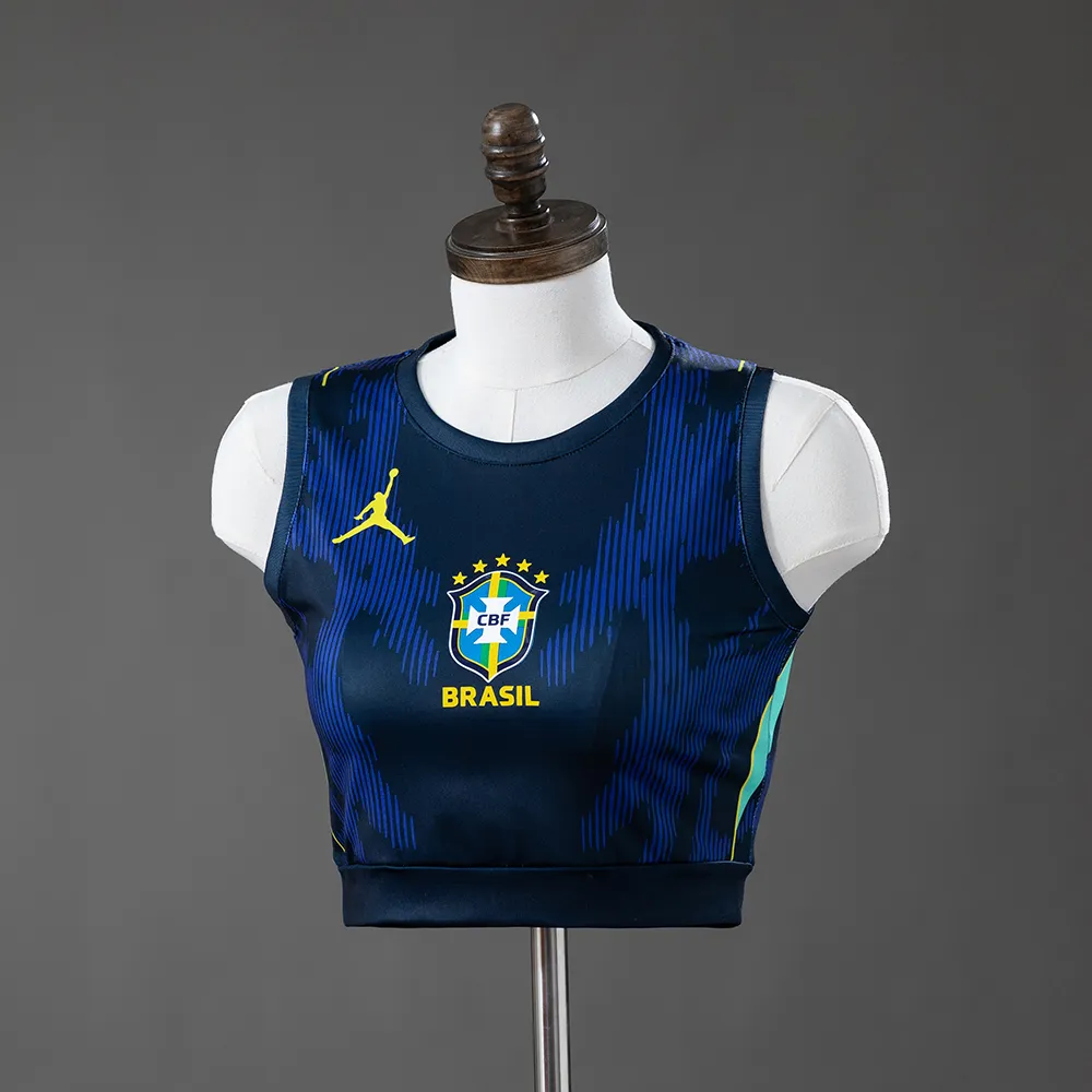 Brazil 2026 Away Women's Crop Top Style Tank Top