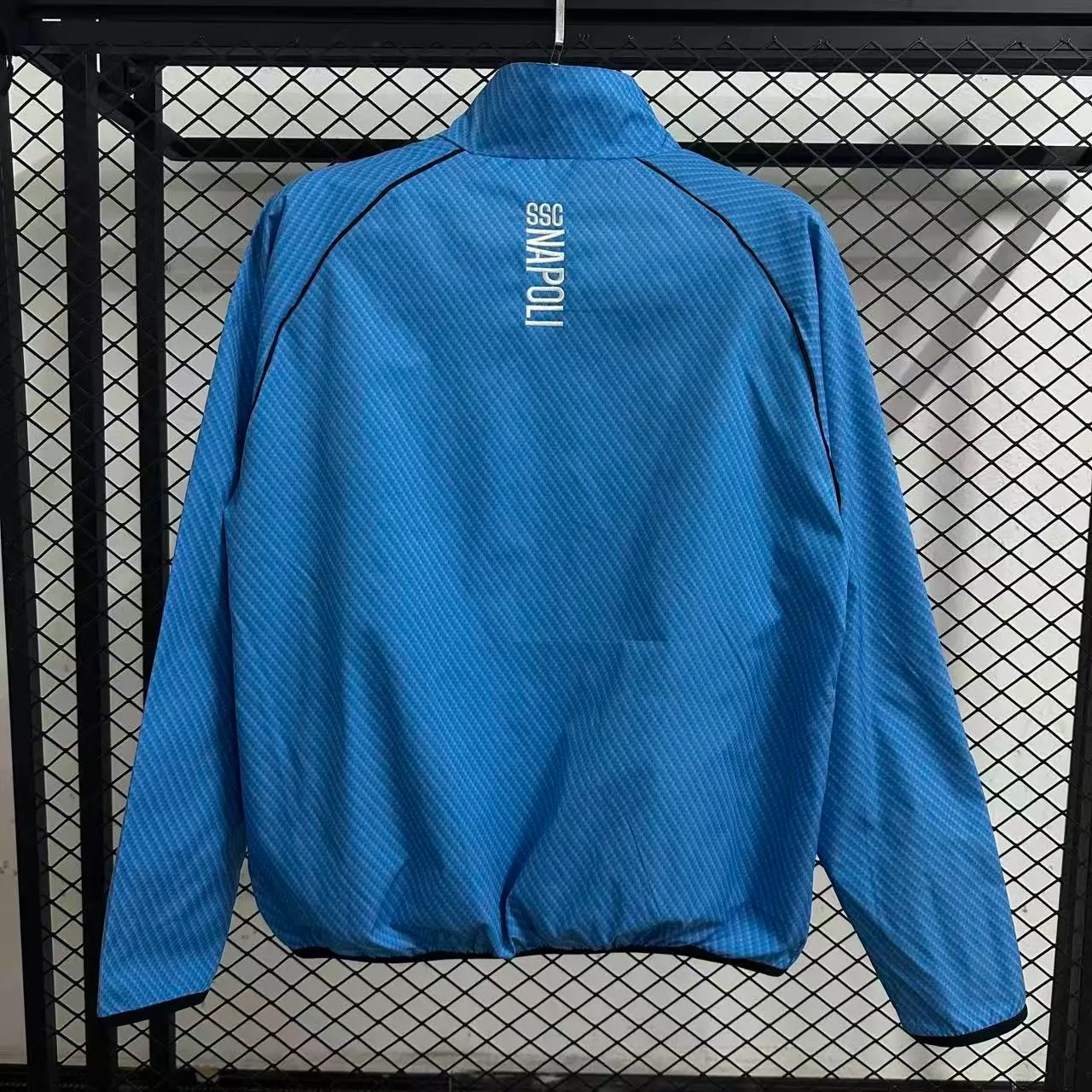 25/26 Napoli pad printed blue waterproof windbreaker — 2/2