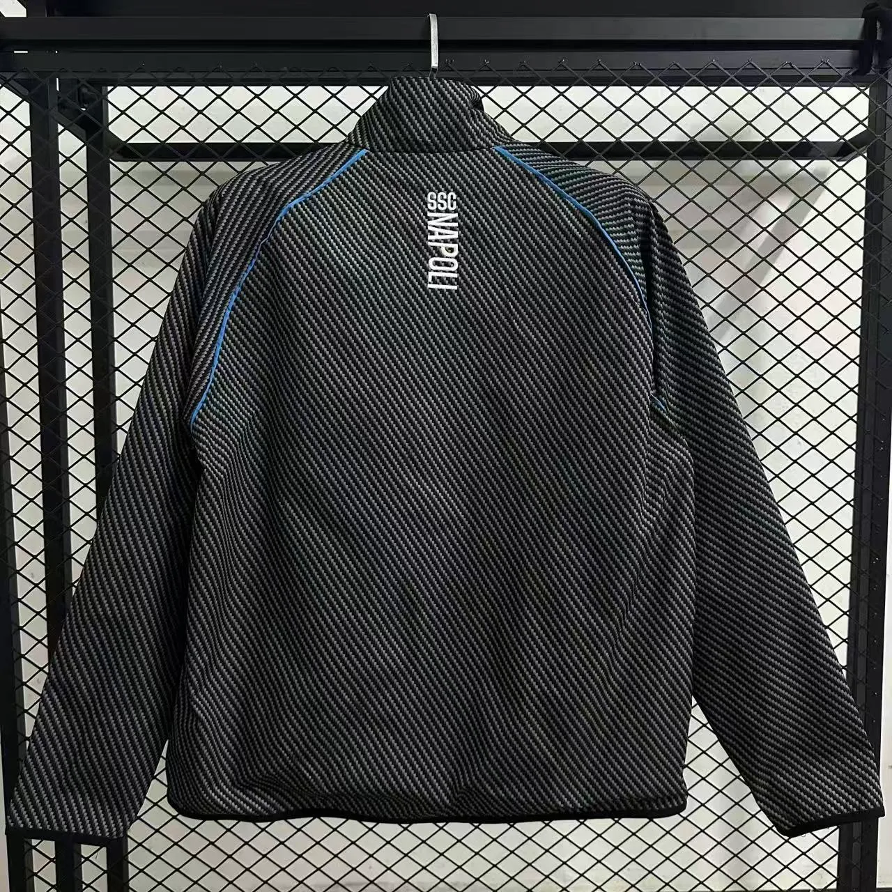 25/26 Napoli pad printed black waterproof windbreaker — 2/2