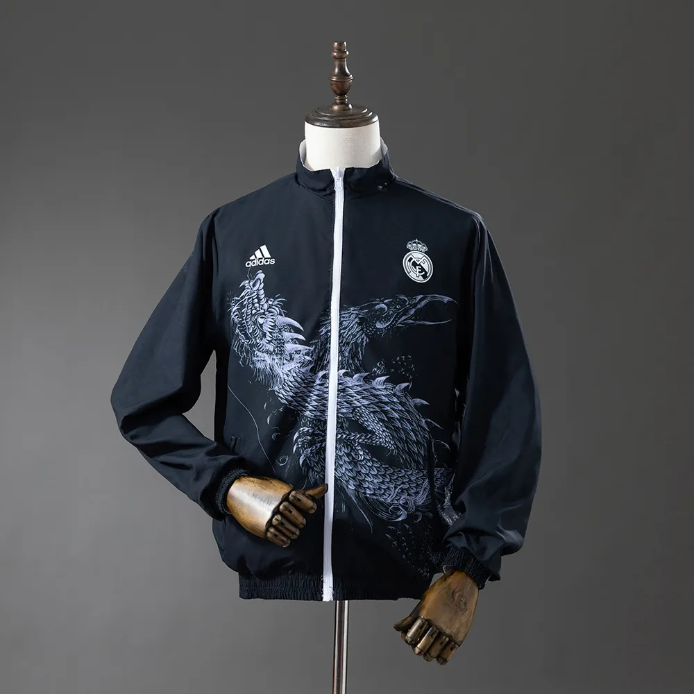 25/26 Real Madrid Trench Coat Reversible