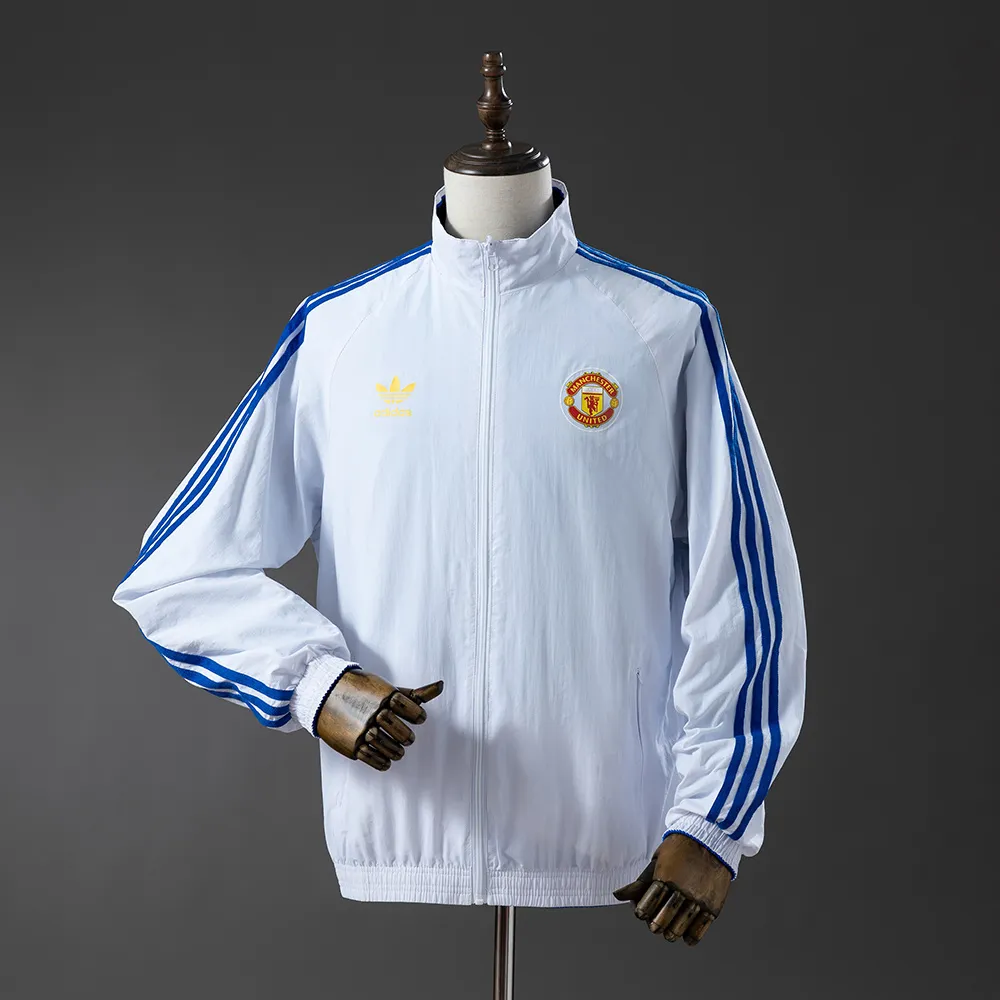 M-U Reversible Jacket Windbreaker - White & Blue — 2/2