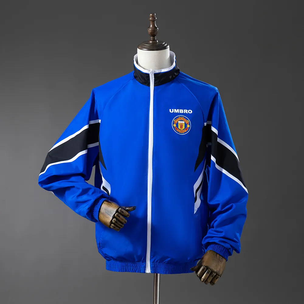 M-U Reversible Jacket Windbreaker - White & Blue