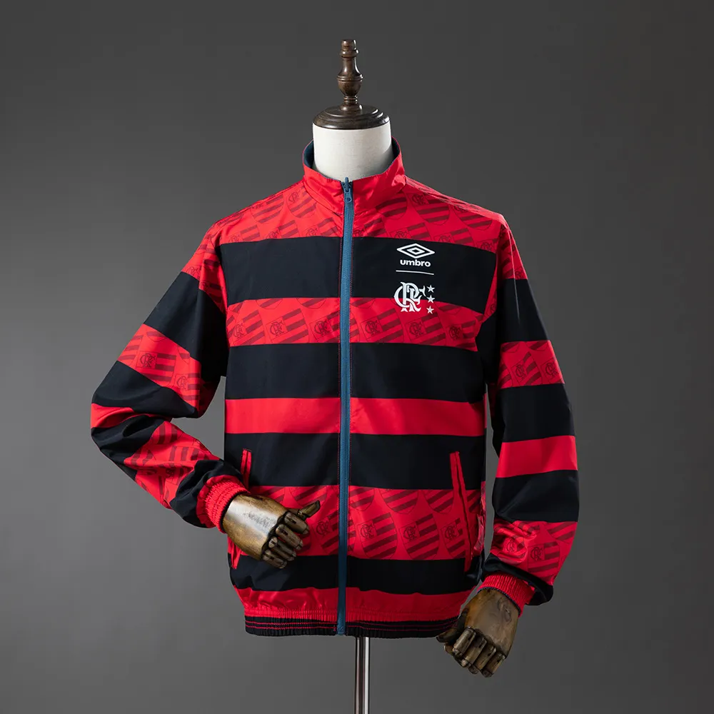 Flamengo Reversible Jacket Windbreaker - Red & Cyan — 2/2