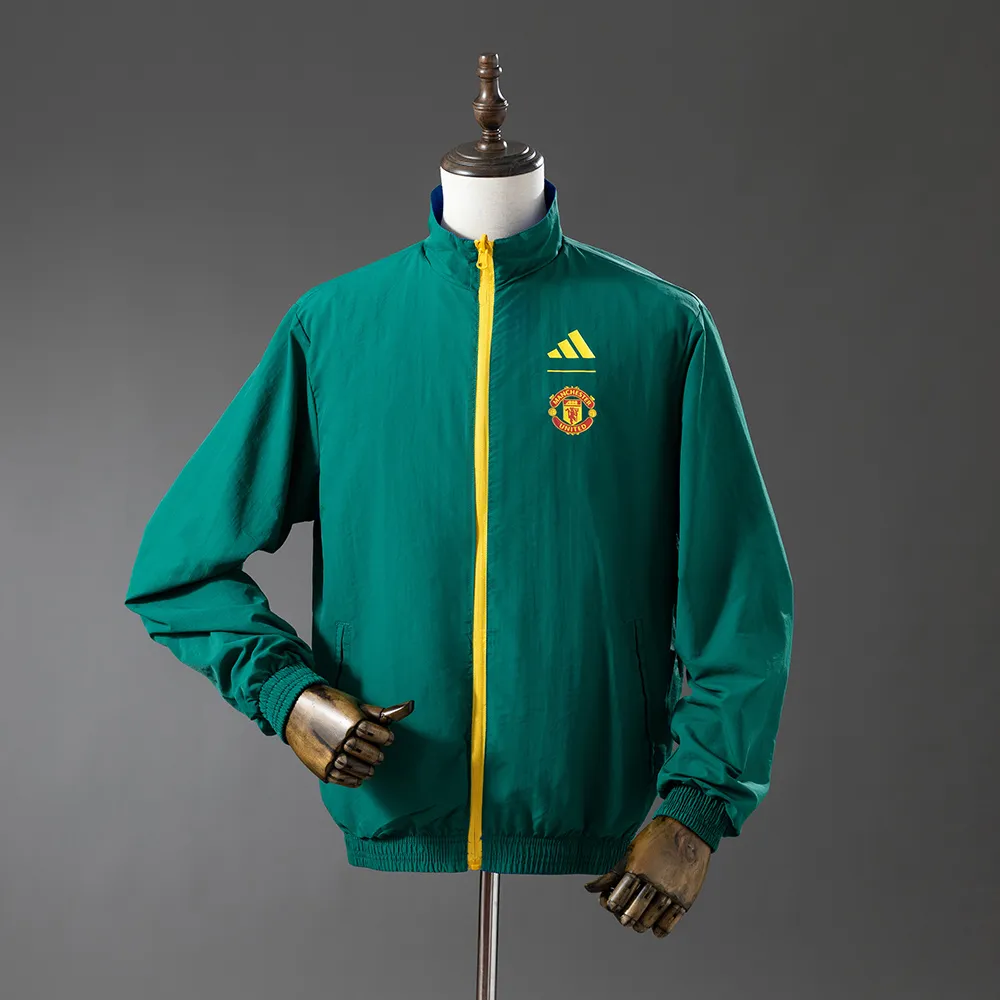M-U Reversible Jacket Windbreaker - Blue & B Army Green — 2/2