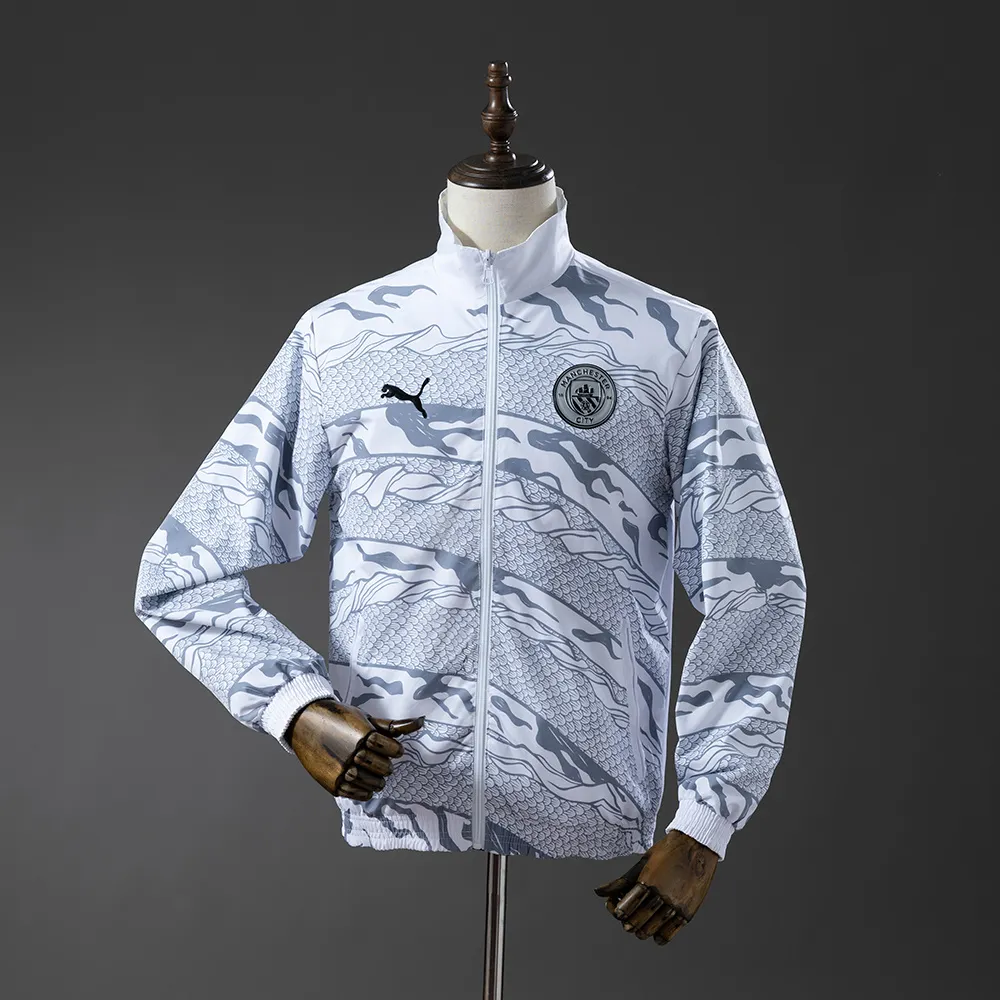 Manchester City Reversible Jacket Windbreaker - White & Mint Green — 2/2