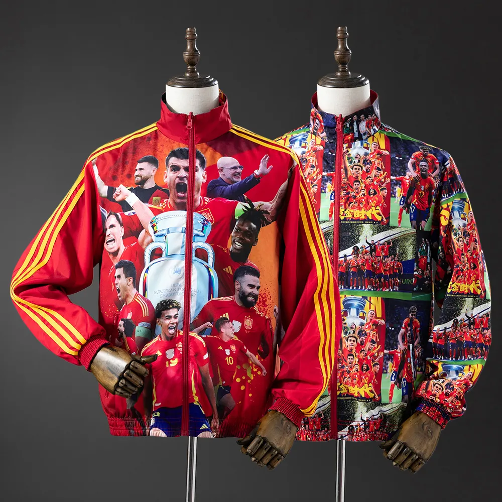 Spanish Yamal Reversible Jacket Windbreaker - Red — 1/2