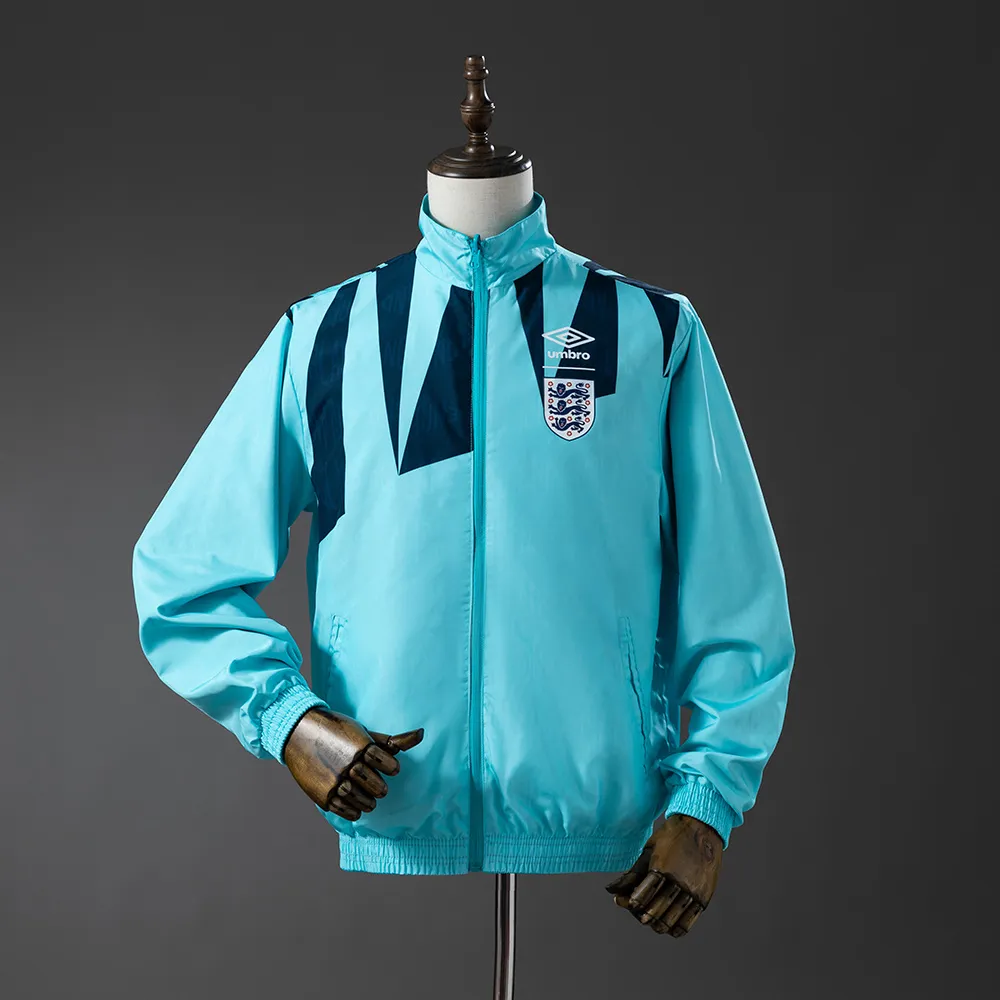 England Reversible Jacket Windbreaker - Light Blue Sizes