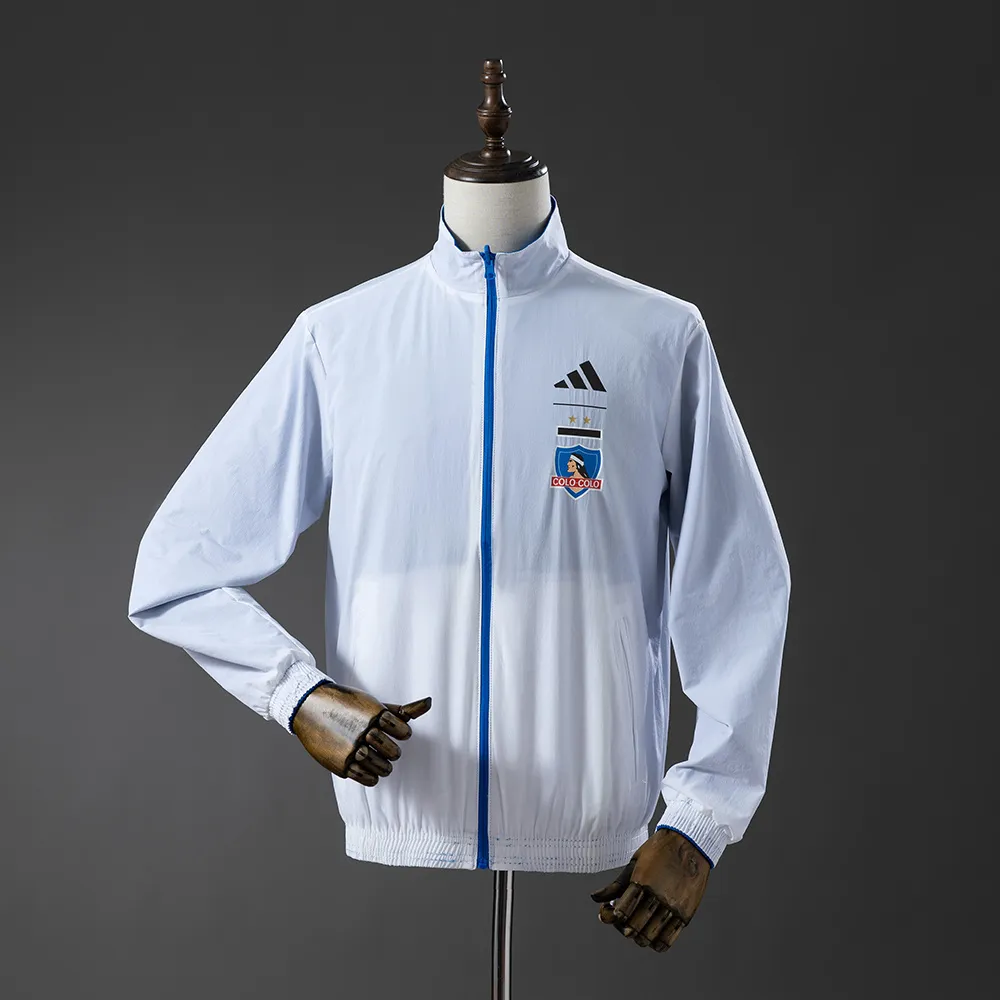 Colo Colo Reversible Jacket Windbreaker - White & Blue — 2/2