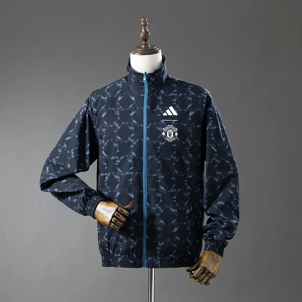 M-U Reversible Jacket Windbreaker - Blue&Black