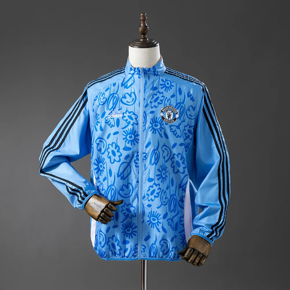 M-U Reversible Jacket Windbreaker - Beige&Blue — 2/2