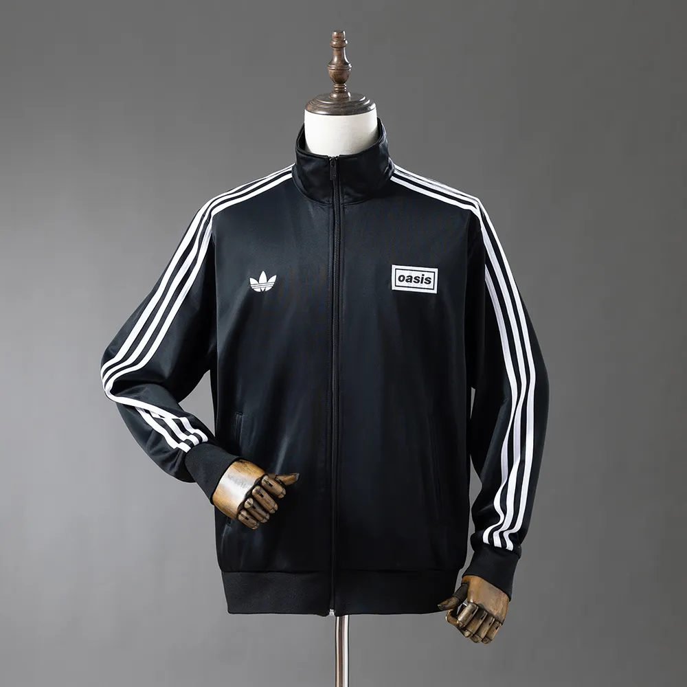 Oasis Flamingo Track Jacket - Black — 2/2