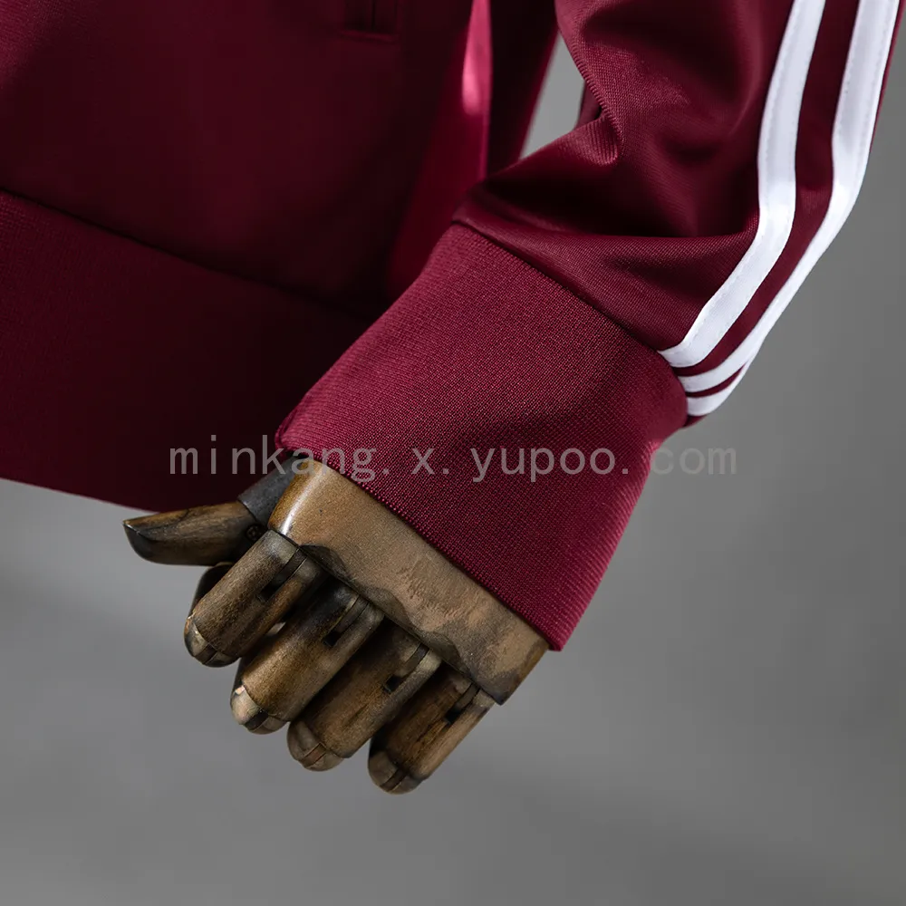 Oasis Flamingo Track Jacket - Burgundy — 2/2