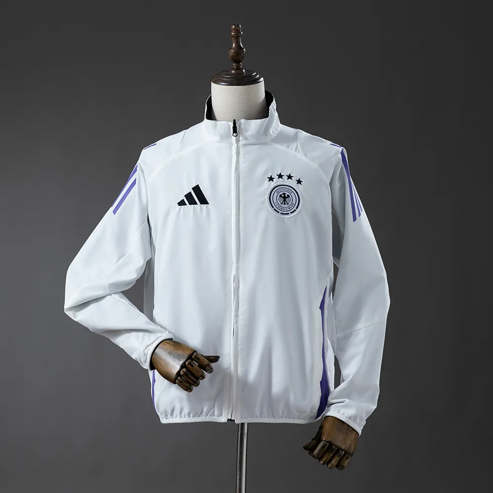 German Reversible Jacket Windbreaker - White & Black — 2/2