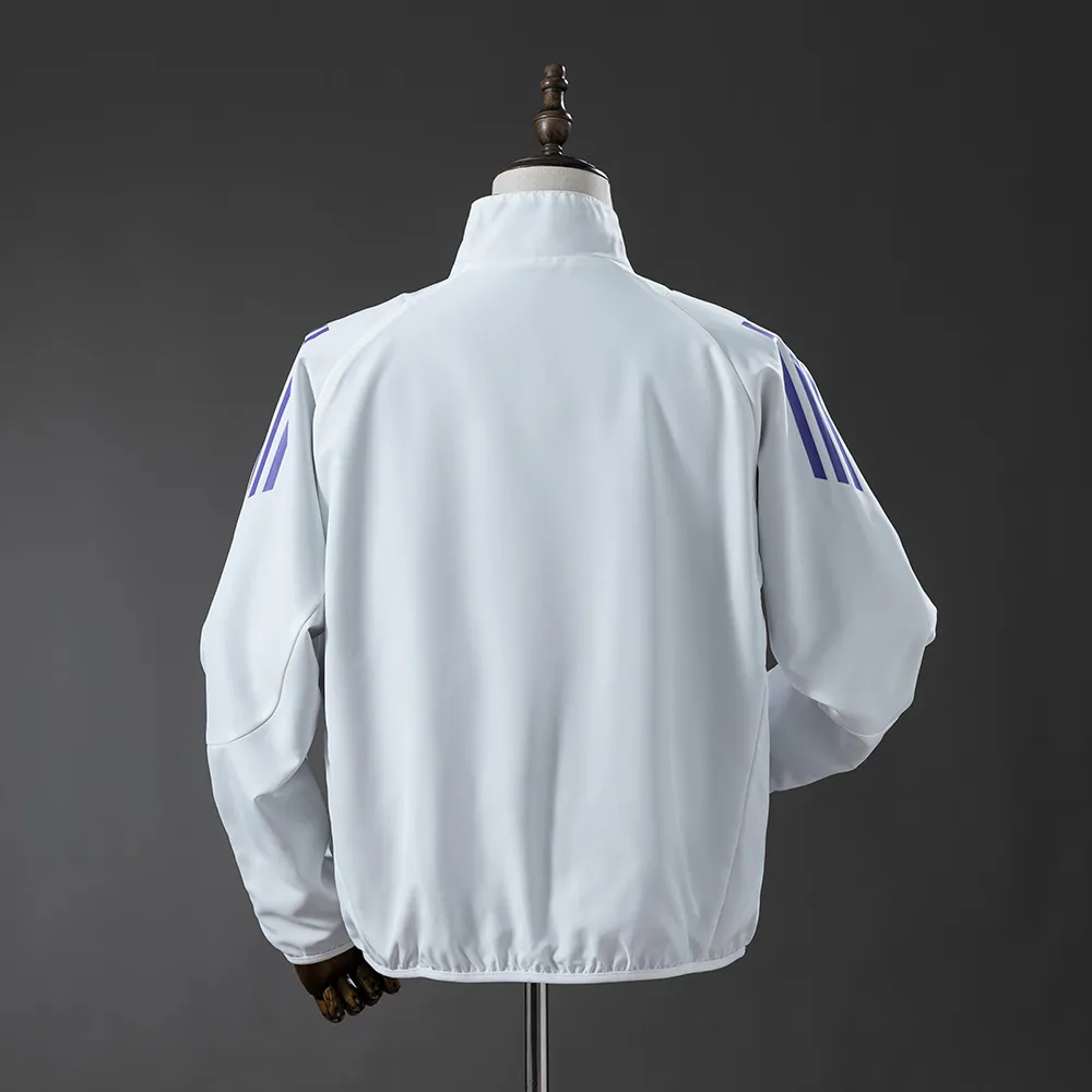German Reversible Jacket Windbreaker - White & Black — 1/2