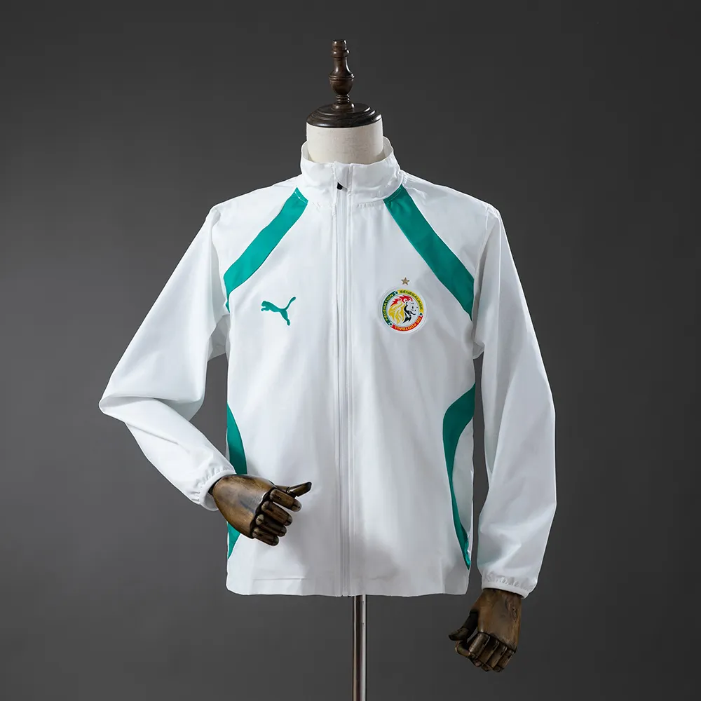 Senegal 2026 Windbreaker - White — 1/2
