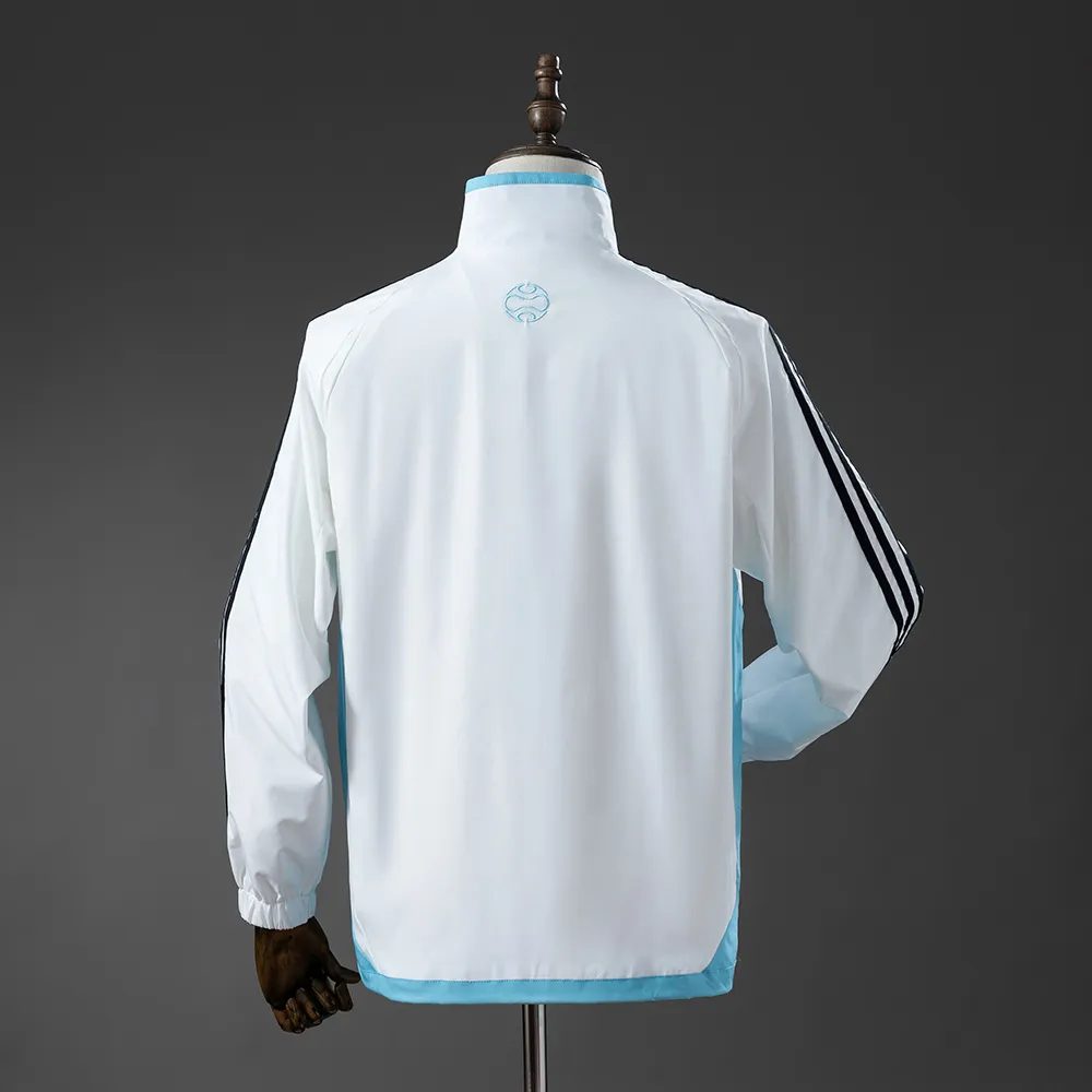 Argentina 05/06 Retro Windbreaker - White & Blue — 1/2