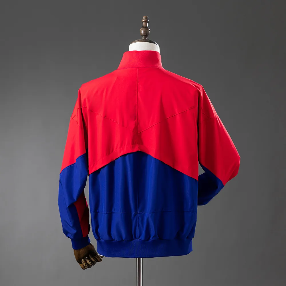 Barcelona Windbreaker - Deep Royal Blue & Noble Red — 2/2