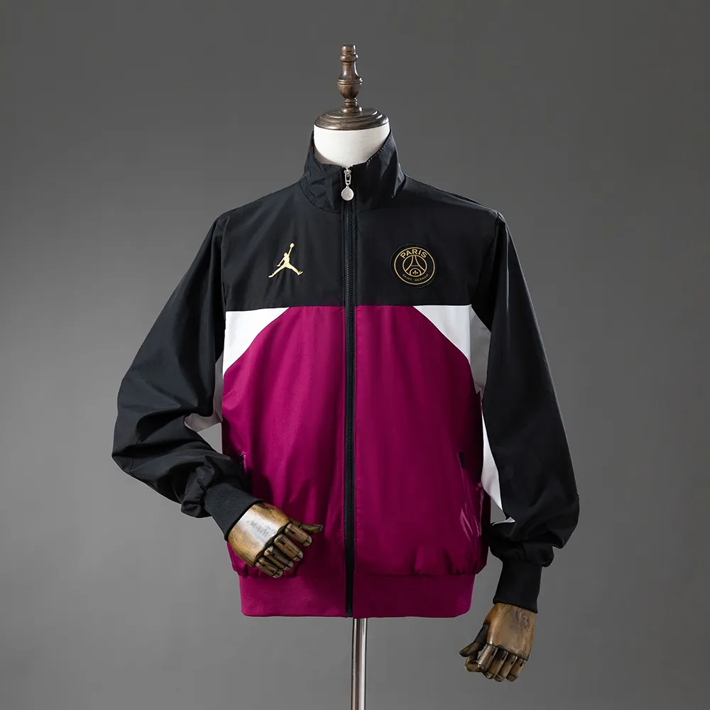 PSG Collaboration Windbreaker - Black & Psychedelic Purple