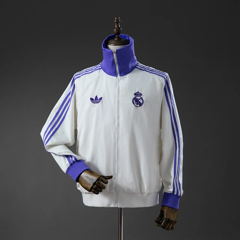 Real Madrid x Beckenbauer Windbreaker - Miracle WhiteMagic Purple — 1/2
