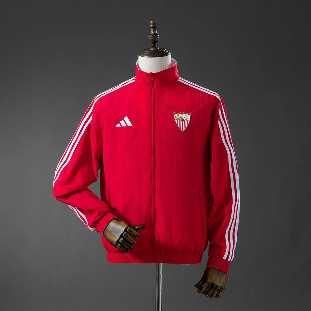 Sevilla Reversible Jacket Windbreaker - Red & White — 2/2