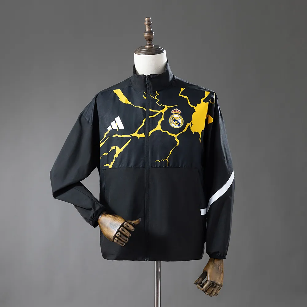 Real Madrid 25/26 Avengers - Pre-Match (Black) Windbreaker — 1/2
