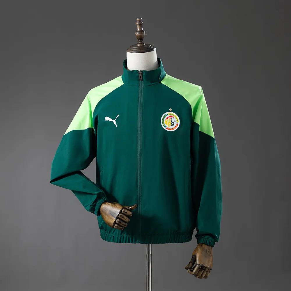 Senegal 2026 Windbreaker - Dark Green — 1/2