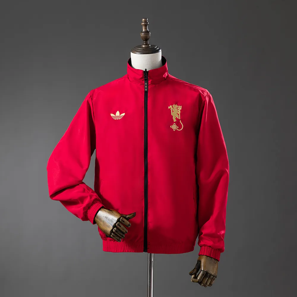 M-U Reversible Jacket Windbreaker - Black & Red — 2/2