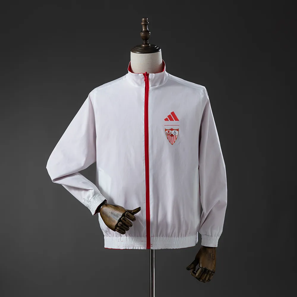 Athletic Bilbao Reversible Jacket Windbreaker - Red & White