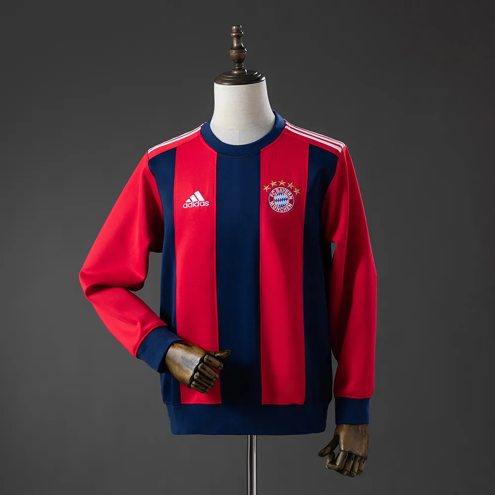 Bayern Munich Long-sleeved Sweatshirt - Red & Cyan — 2/2