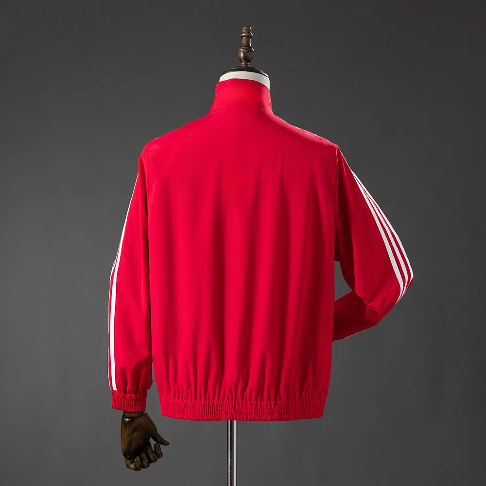 Three stripes red Windbreaker — 2/2