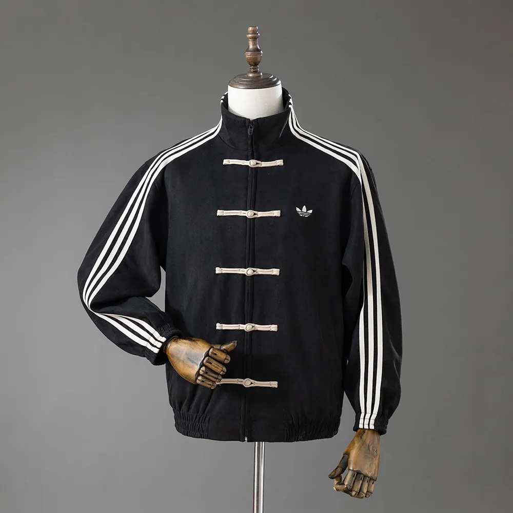 (Chinese New Year) Tang-style jacket - Black — 1/2