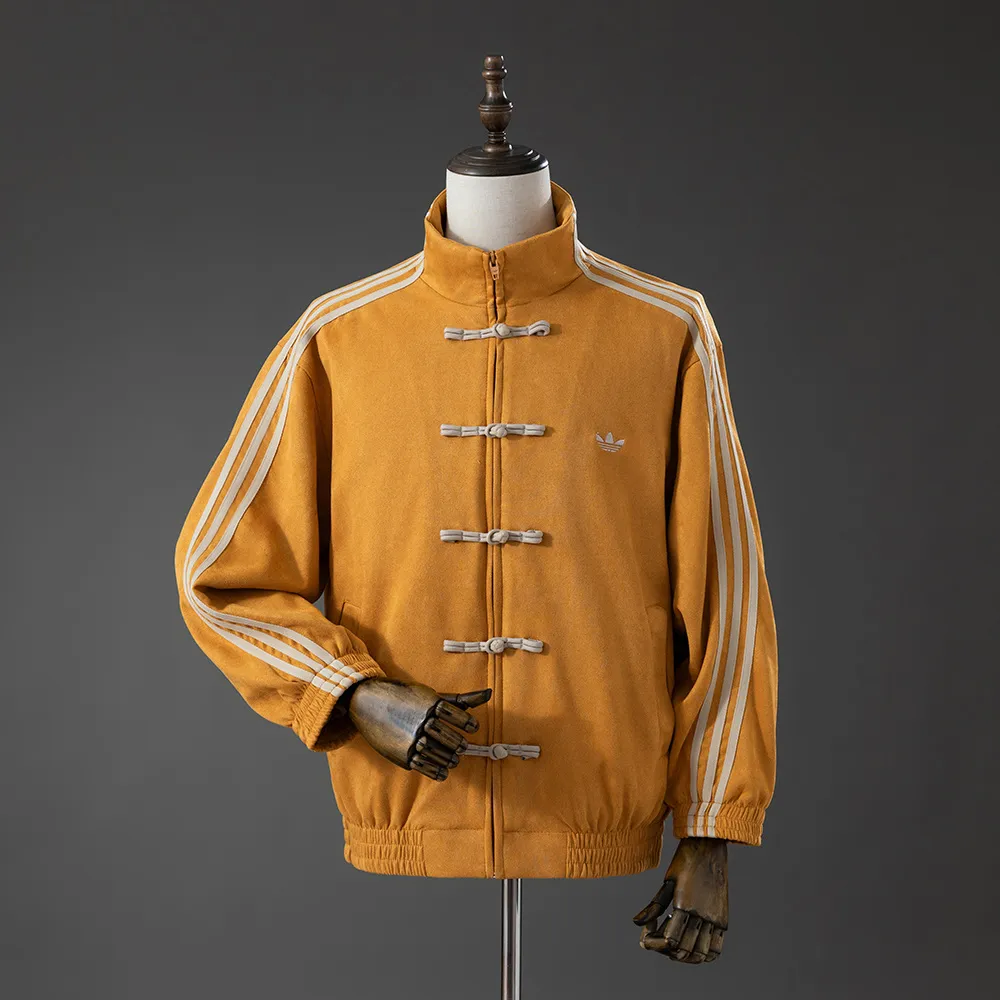 (Chinese New Year) Tang-style jacket - Orange — 1/2