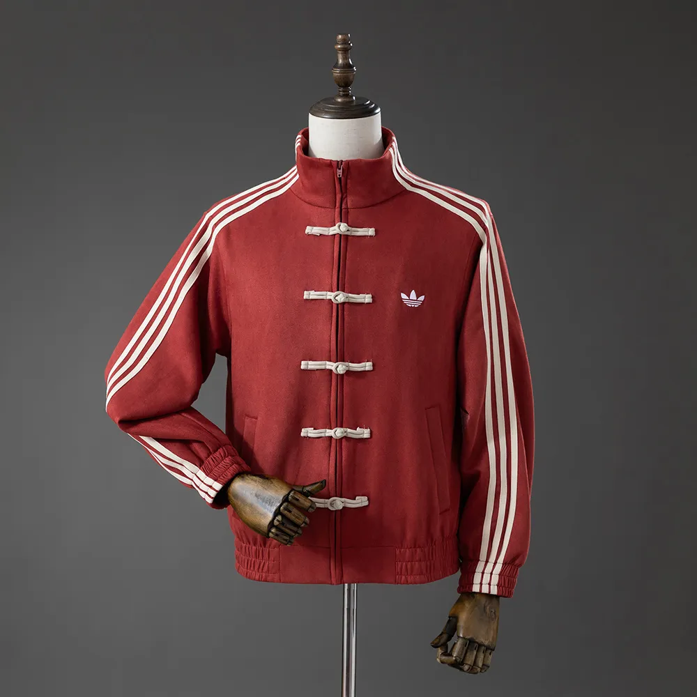 (Chinese New Year) Tang-style jacket - Red — 1/2