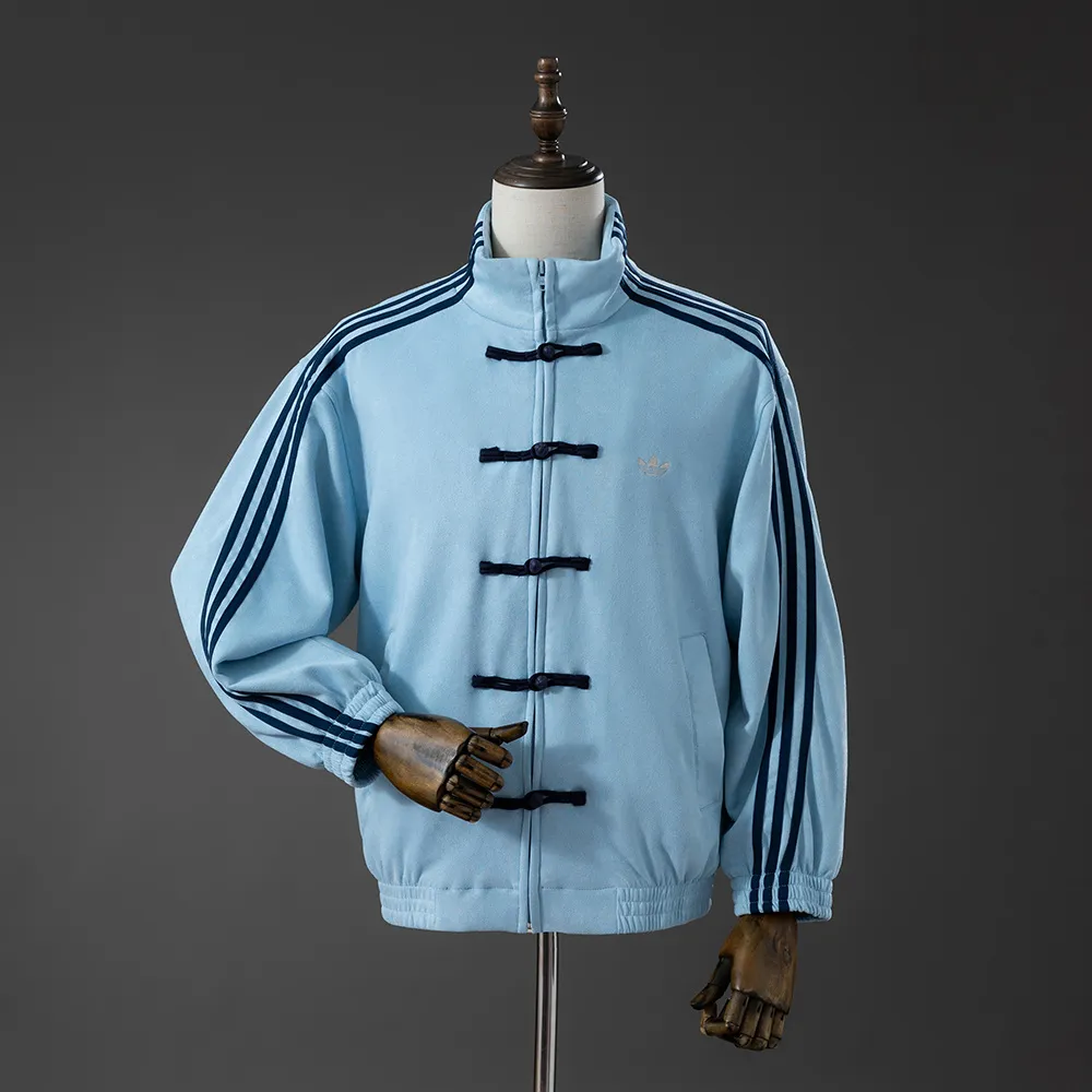 (Chinese New Year) Tang-style jacket - Sky blue — 1/2