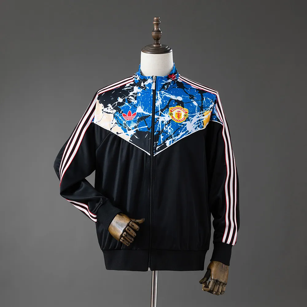 M-U x Stone Roses Track Top 'Black Multi — 1/2