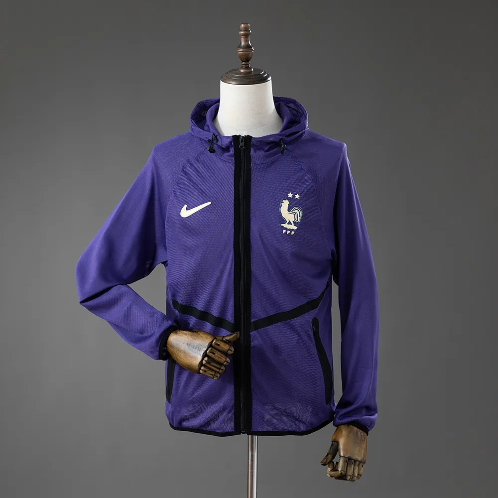 France 2026 Men's Football Anthem Jacket - Purple