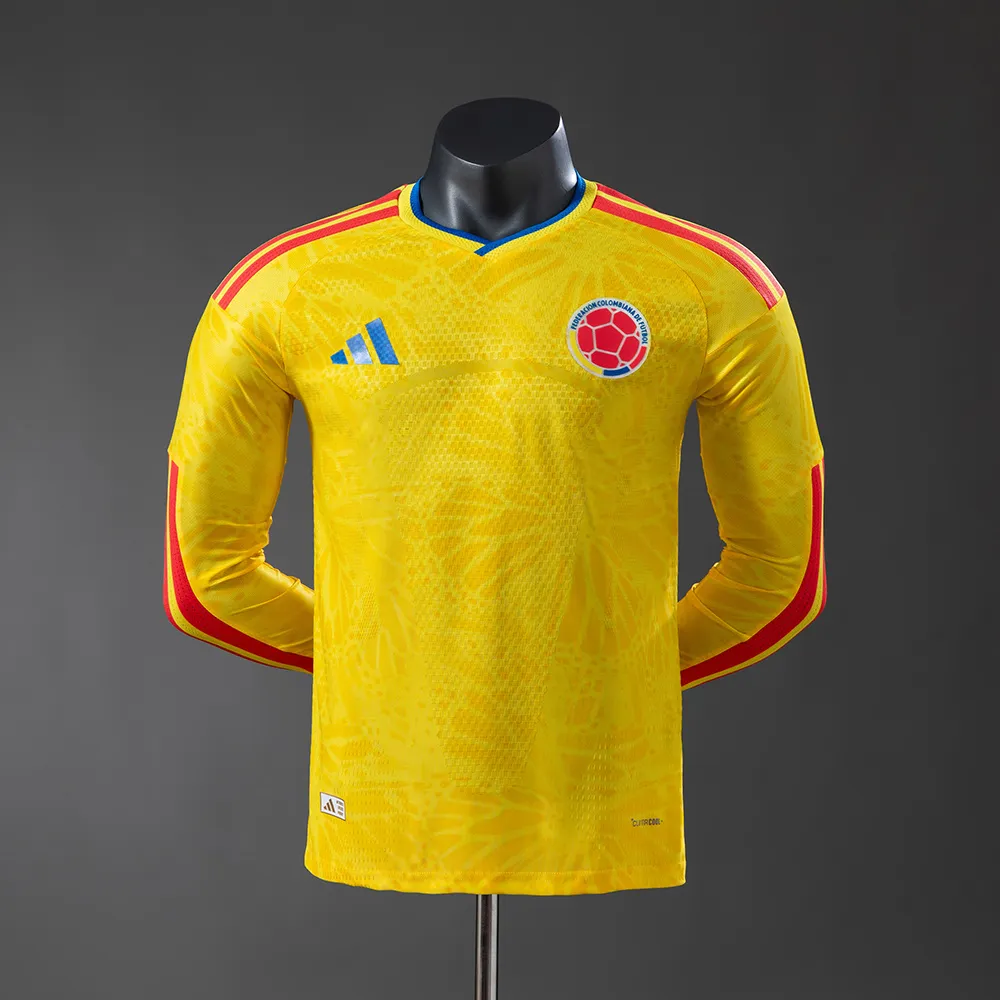 Colombia 2026 Home Long-Sleeve Player Version Jersey — 2/2
